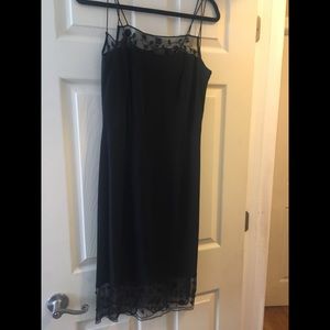 Classic Black slip dress